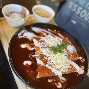 Enchiladas rojos