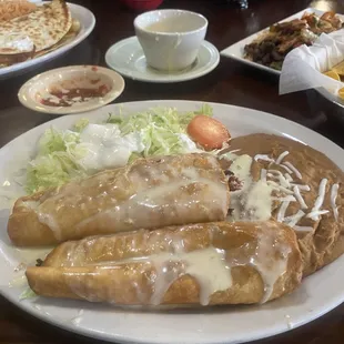 Beef Chimichangas