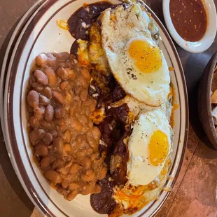 Huevos Rancheros red sauce