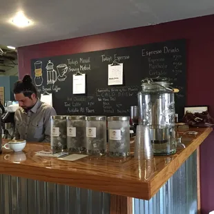 Making me a delicious Cortadito