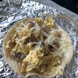 Potato, Egg and Cheese