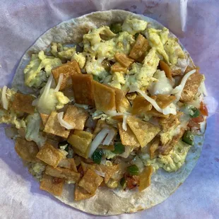Migas taco yummmm