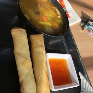 A1. Spring Roll  S2. Tom Kha Gai Soup