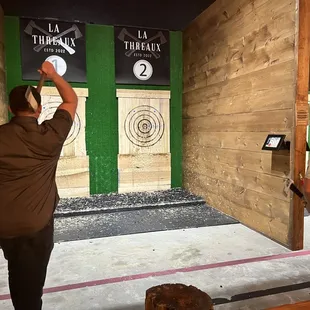 two men playing a game of frisbee