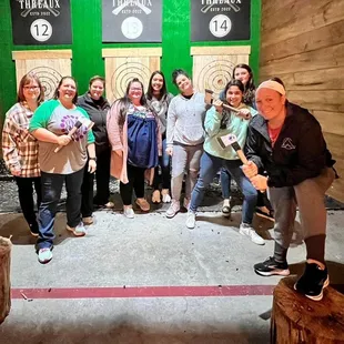 a group of people posing for a picture