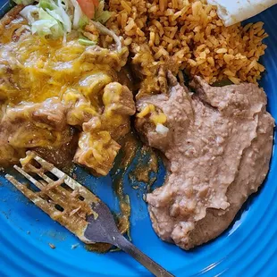 Carne guisada plate