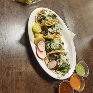 Had the tripa tacos and yuuuuuuuuummy perfectly made! Not chewy or burnt, they know what they are doing!
