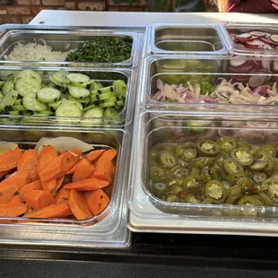 Salsa bar