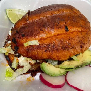 Pambazo de Al Pastor  - to go order