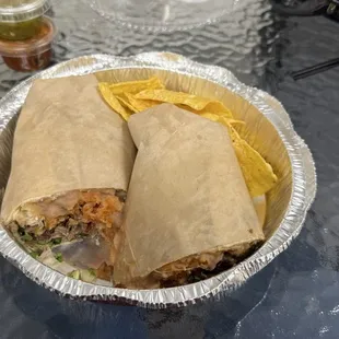 Carne asada burrito