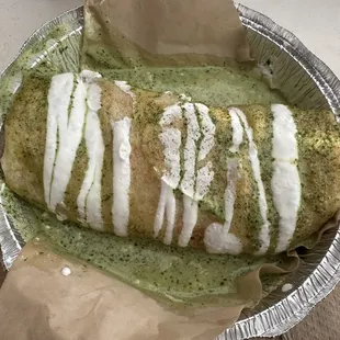 Chile Verde Burrito