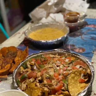 Chicken Fajita Nachos
