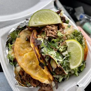 Beef Birra QuesoTacos