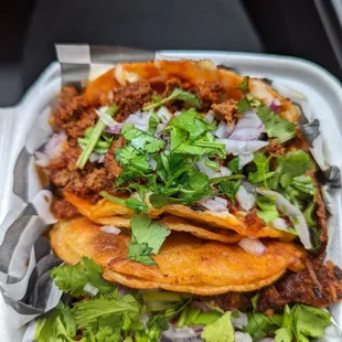 Tacos de chorizo