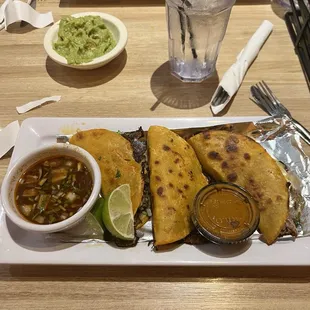 3 Piece Tacos De Birria