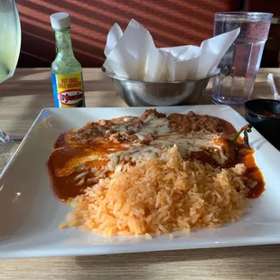 Chilli Poblano rice and beans