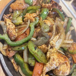 Lunch special 12.99 chicken 103. Fajitas