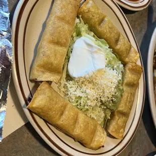 Taquitos mmmmmm chicken and beef