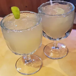 Happy Hour lime margaritas