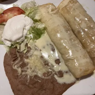 111. Chimichangas Special