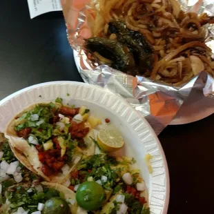 Add grilled onions and jalapenos for $1.50 very worth it.