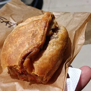 Meatball empanada