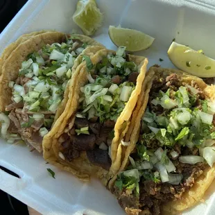 Taco Lengua, Buche Taco, Asada Taco