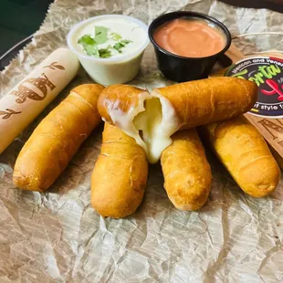 a variety of food items