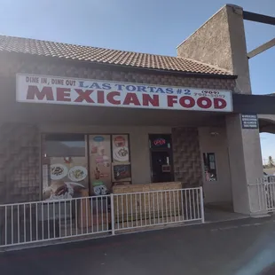 Front of restaurant