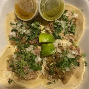 Carnitas Surtidas Tacos