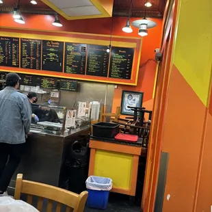 That section used to have places to sit and a salsa bar.