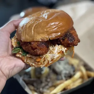 Spicy chicken sandwich
