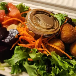 Fried Goat Cheese &amp; Beets Salad
