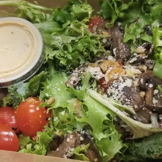 Roasted Mushroom Caesar Salad