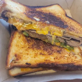 Kale & Mushroom Grilled Cheese