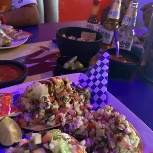 Tostada de camaron