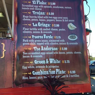 new menu