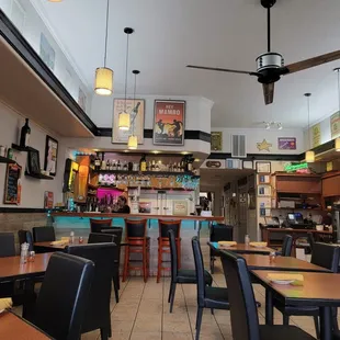 The restaurant inside