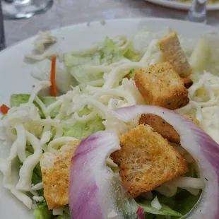 a plate of salad
