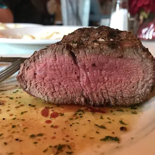 Medium rare filet