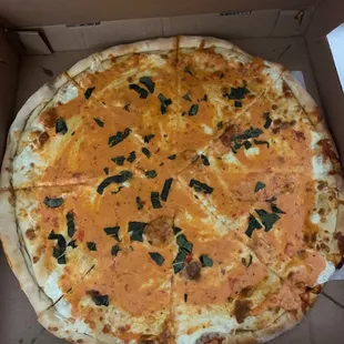 Vodka Pizza Mozzarella. So good!