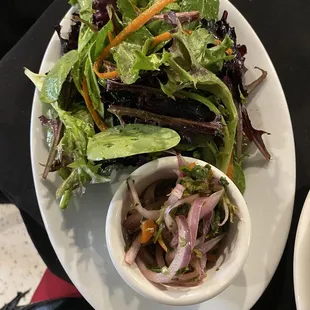 Side salad!  A must have!