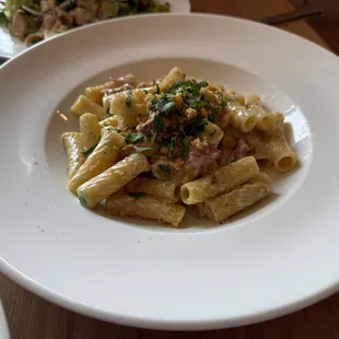 Mushroom carbonara