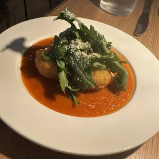 Risotto fritters