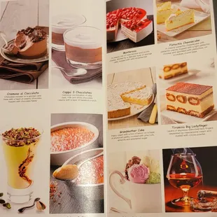 Dessert Menu