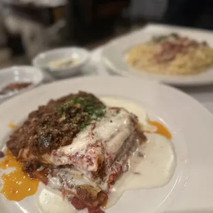 pasta dish, pasta, food