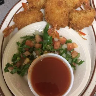 Camarónes empanizados