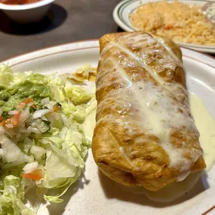 Seafood Chimichanga