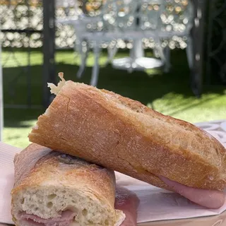 Ham and Brie French Baguette Sandwich