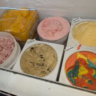 Ice cream flavors